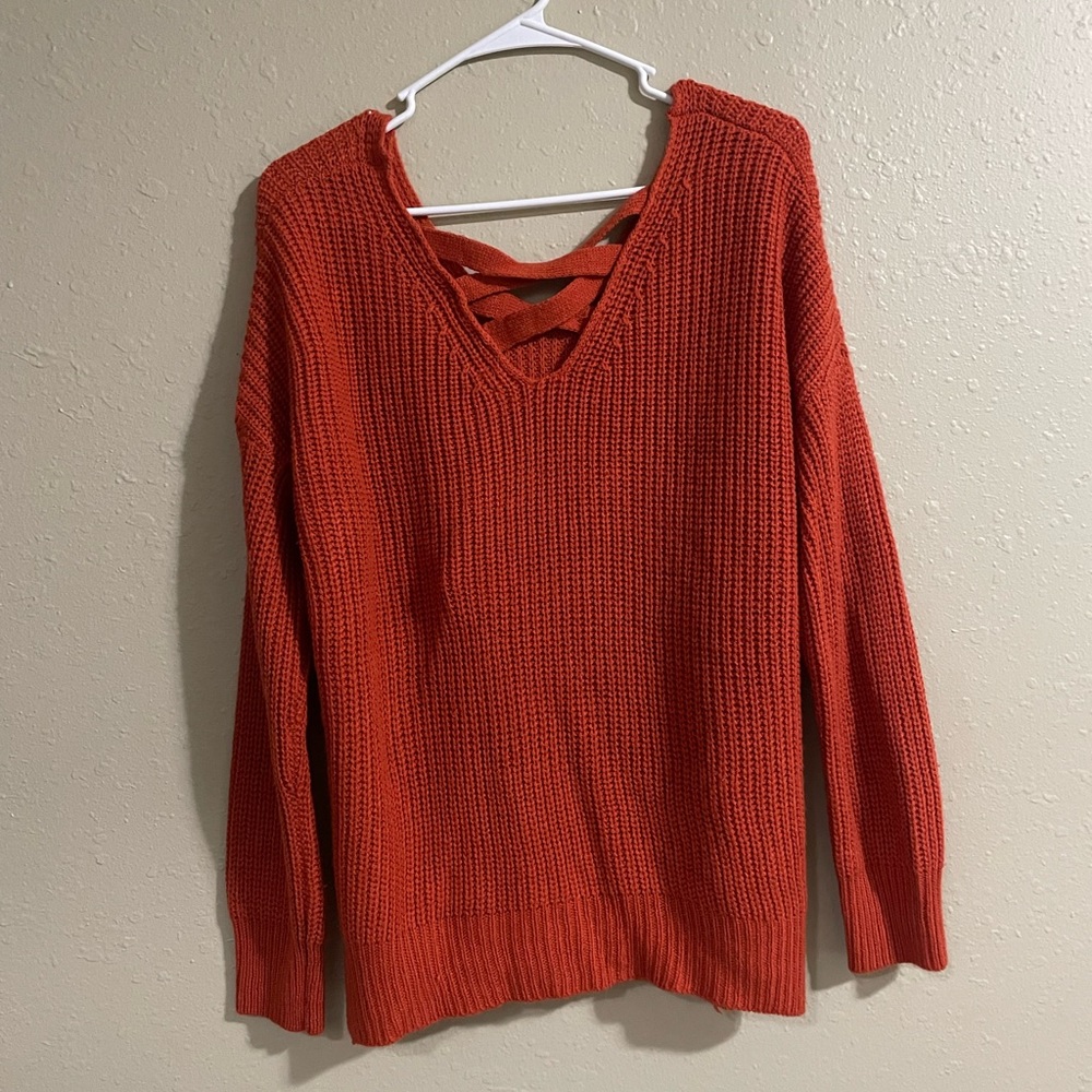 Orange sweater